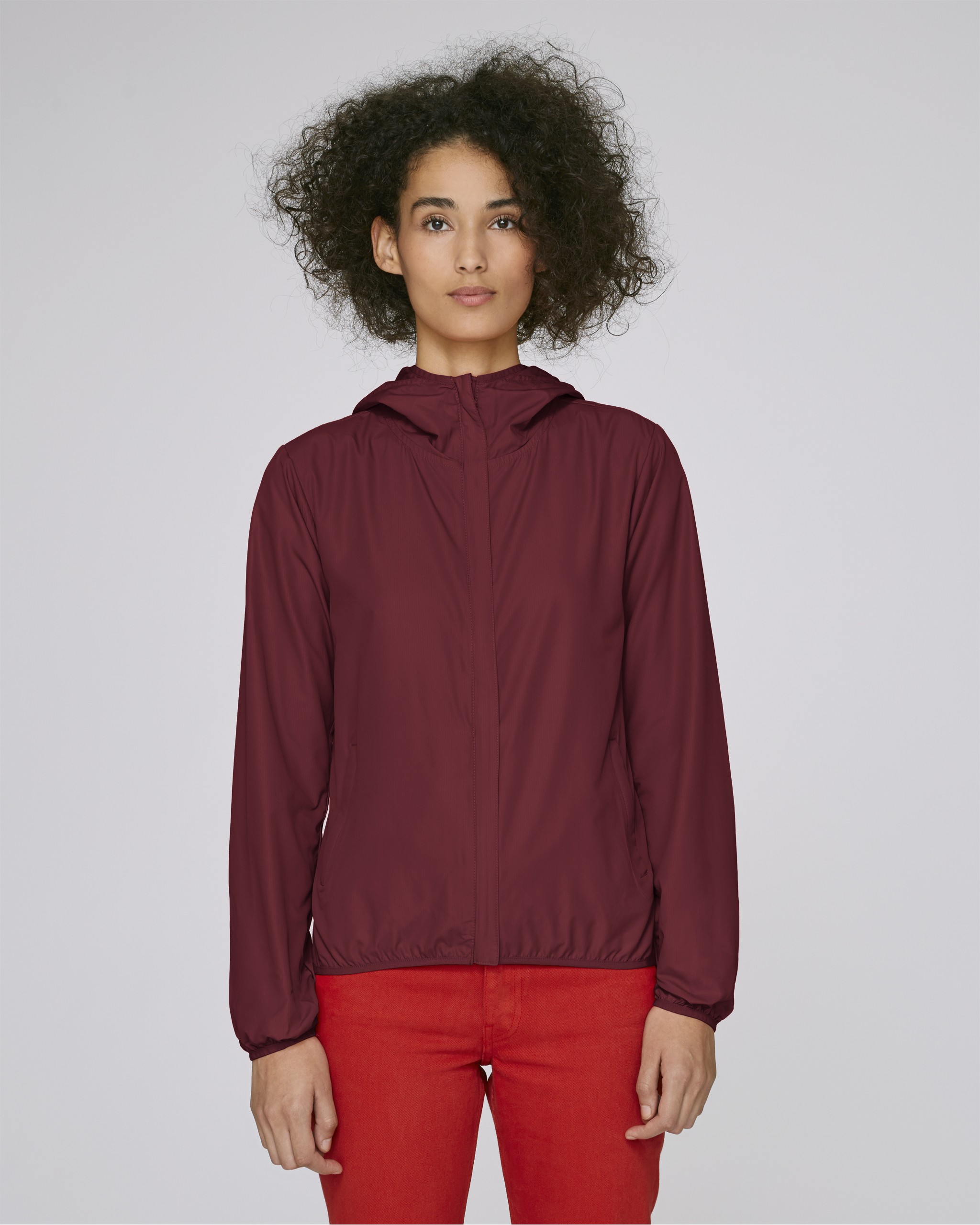 Veste Coupe-vent à capuche en polyester recyclé -