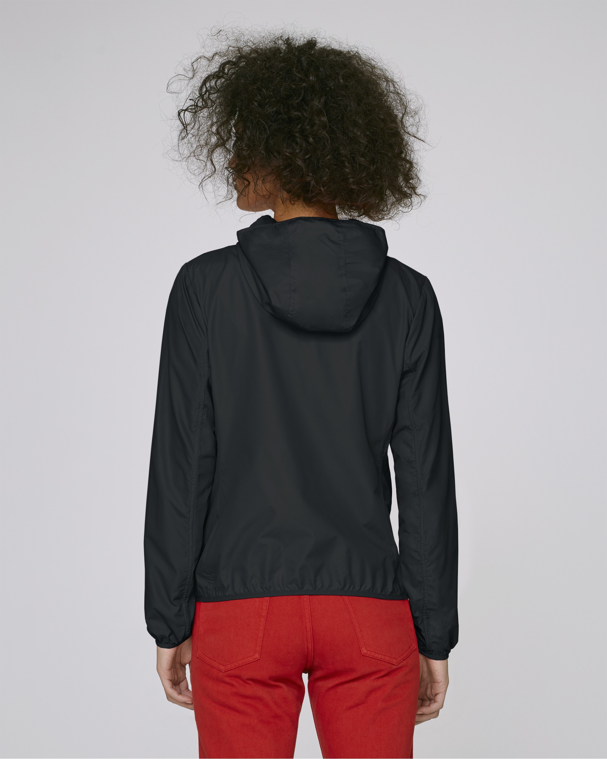 Veste Coupe-vent à capuche en polyester recyclé -