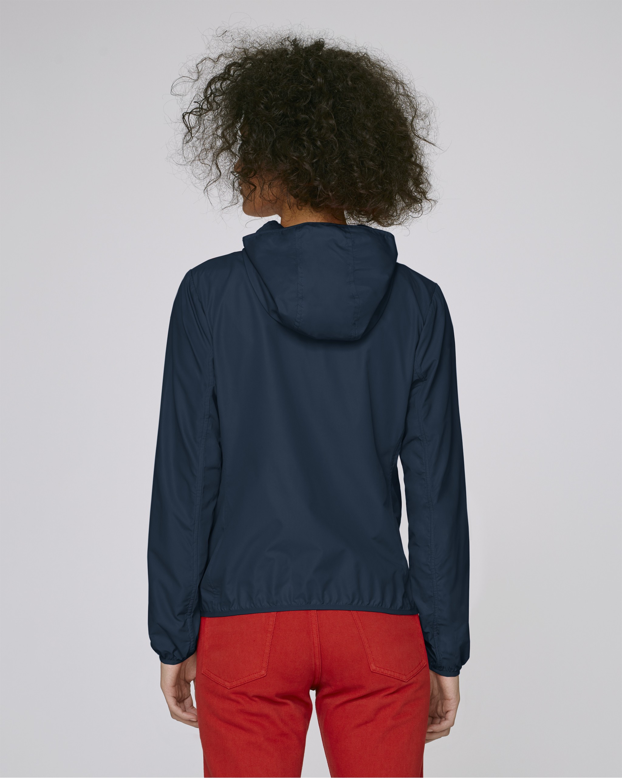 Veste Coupe-vent à capuche en polyester recyclé -