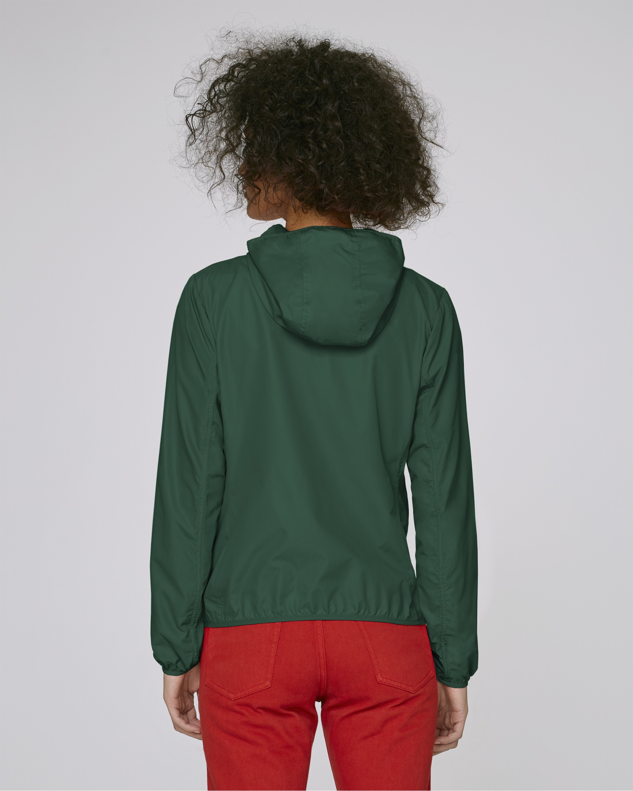 Veste Coupe-vent à capuche en polyester recyclé -