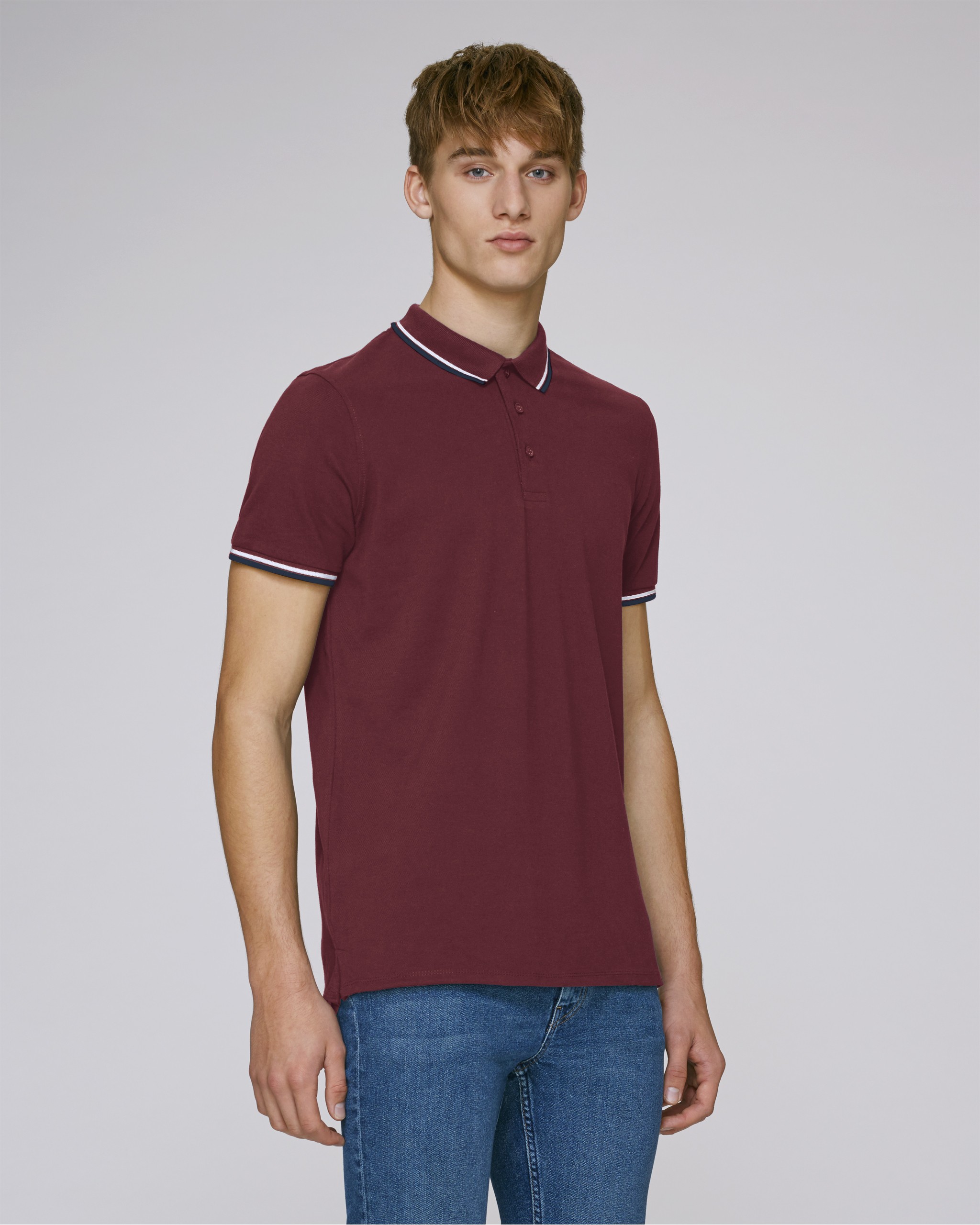 Polo homme décontracté 100% coton bio -
