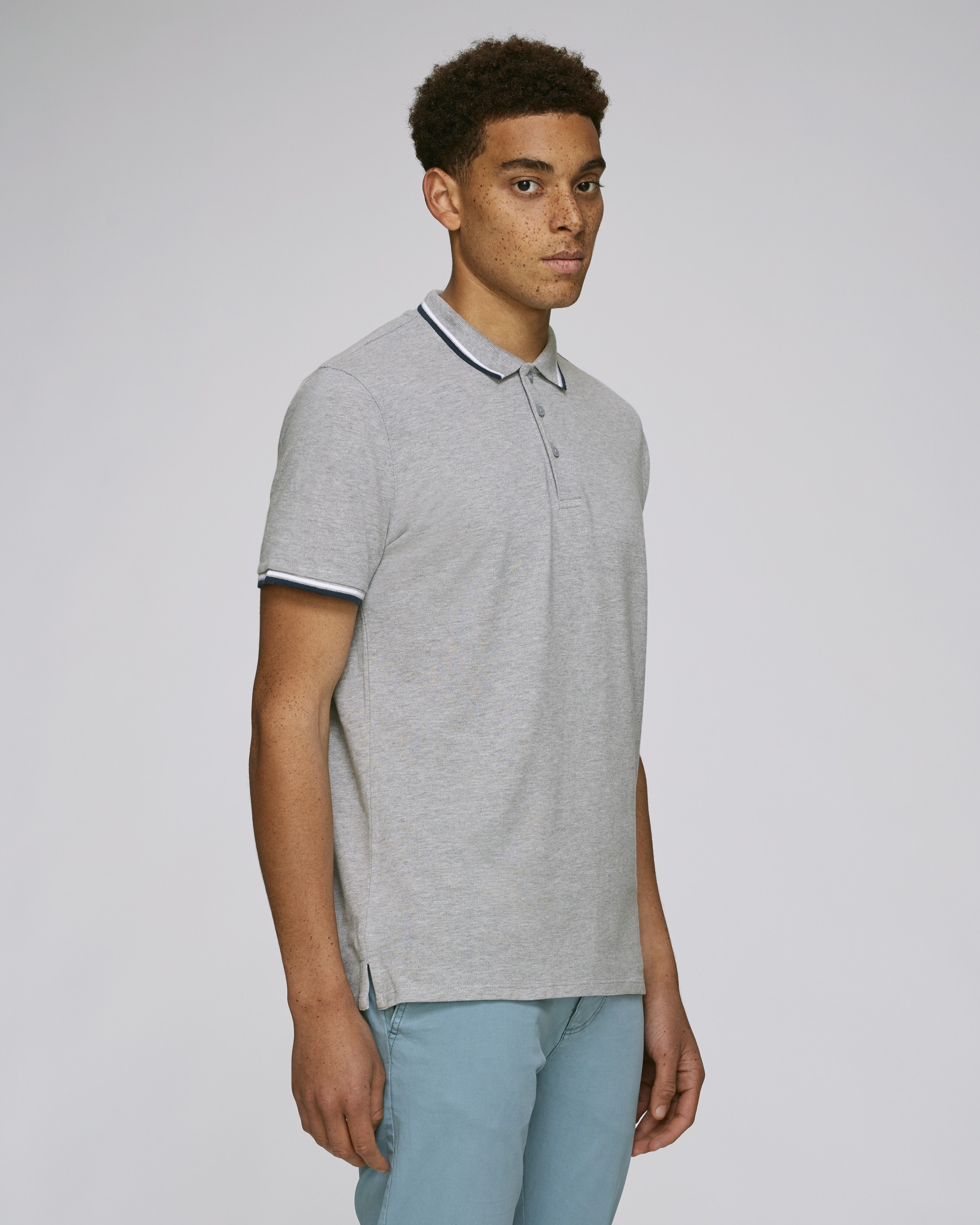 Polo homme décontracté 100% coton bio -