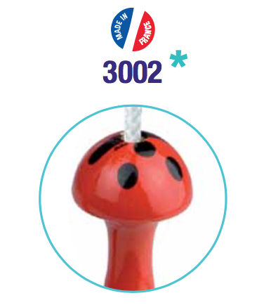Corde à sauter Coccinelle Bois certifié Naturel