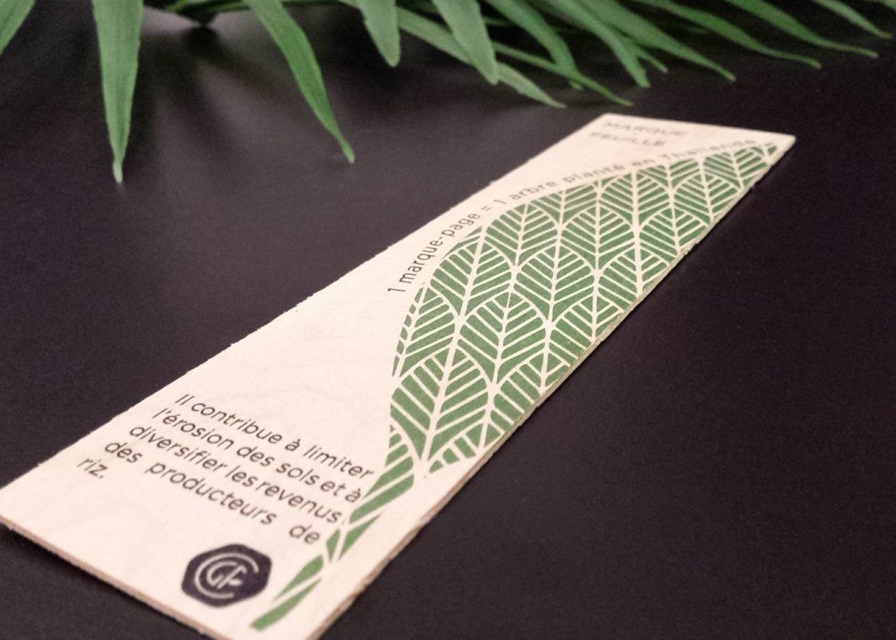 Marque page en  bois made in France - 3
