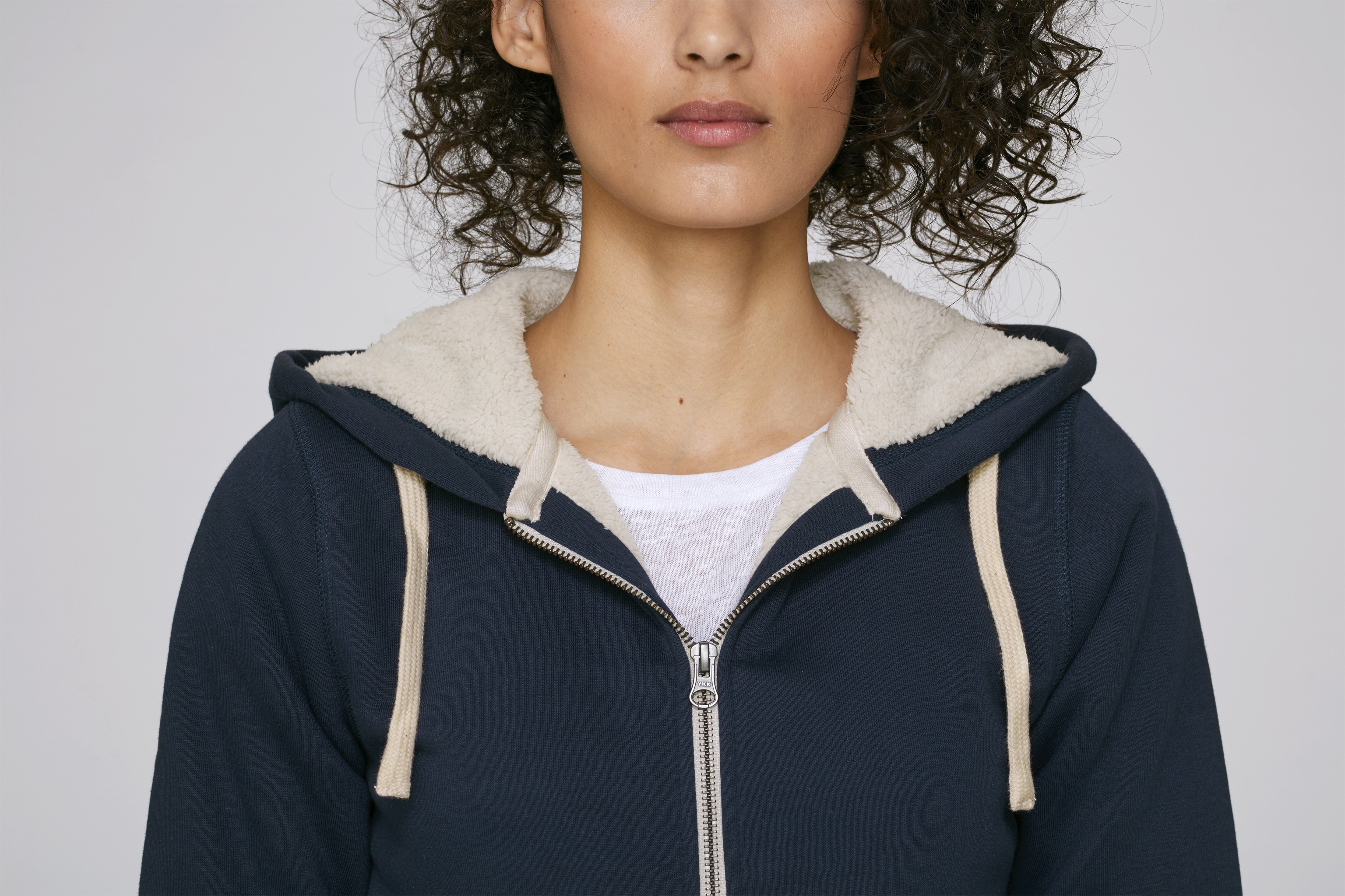 Sweatshirt femme à capuche - polyester recyclé -