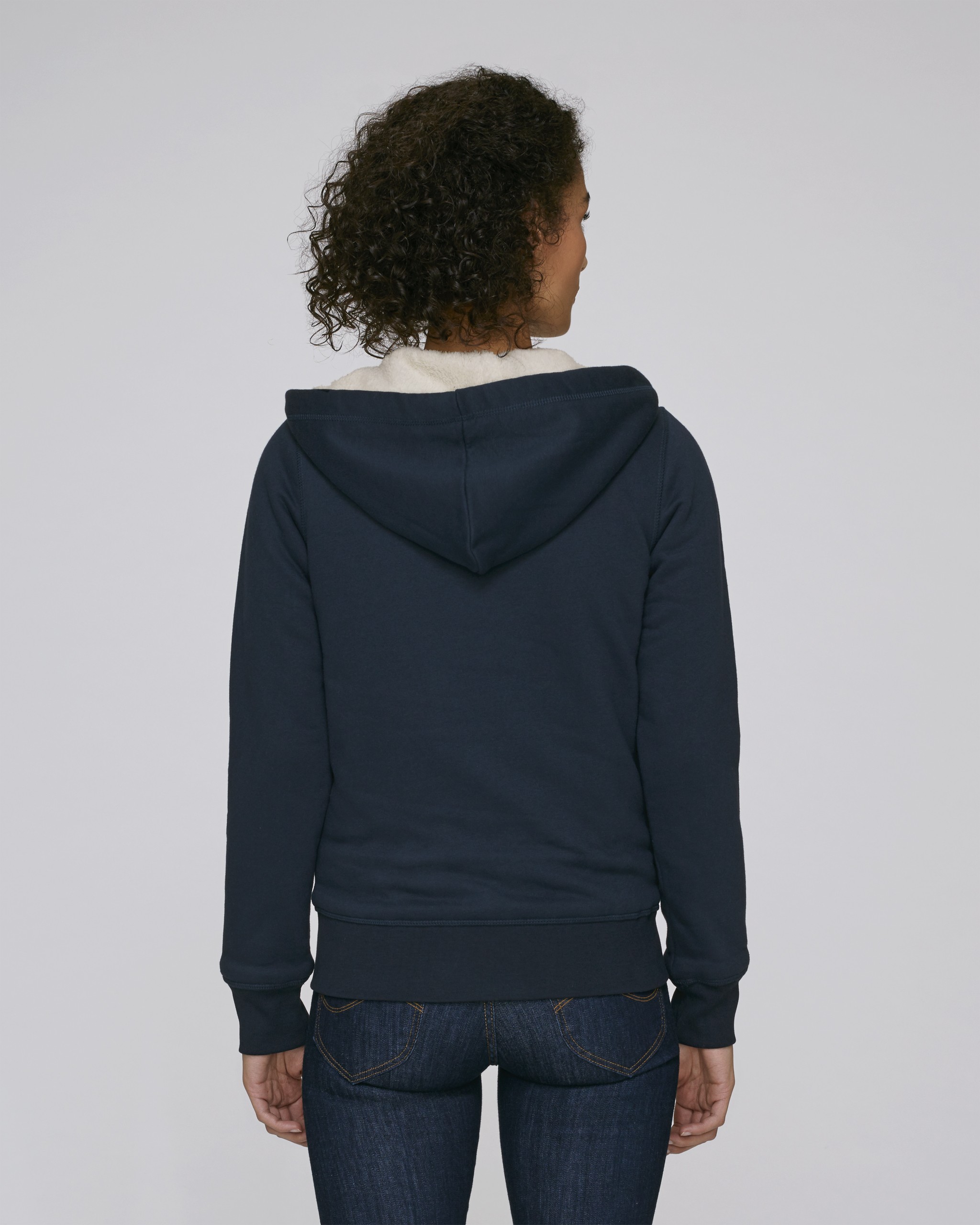 Sweatshirt femme à capuche - polyester recyclé -