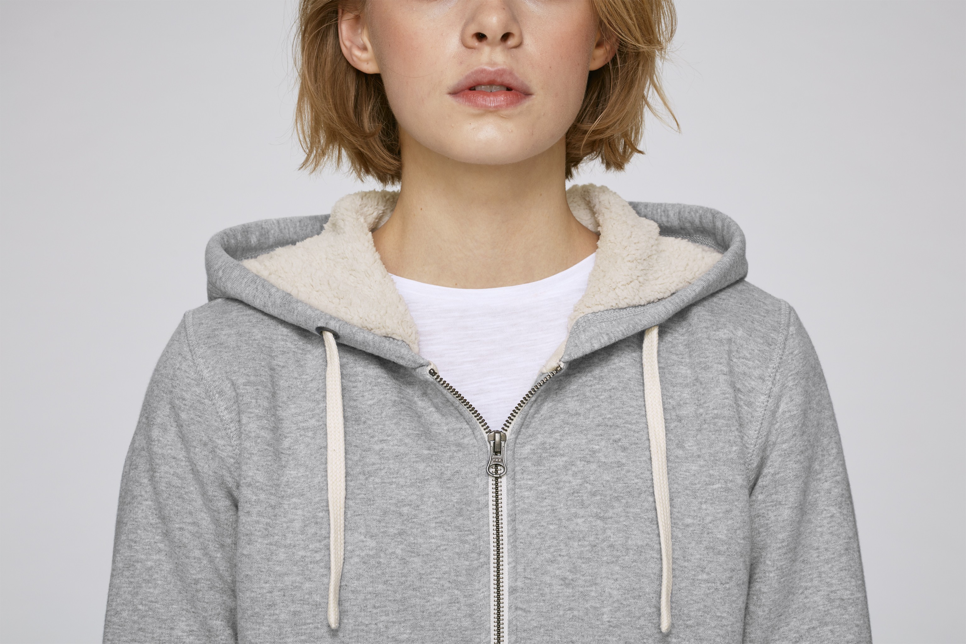 Sweatshirt femme à capuche - polyester recyclé -