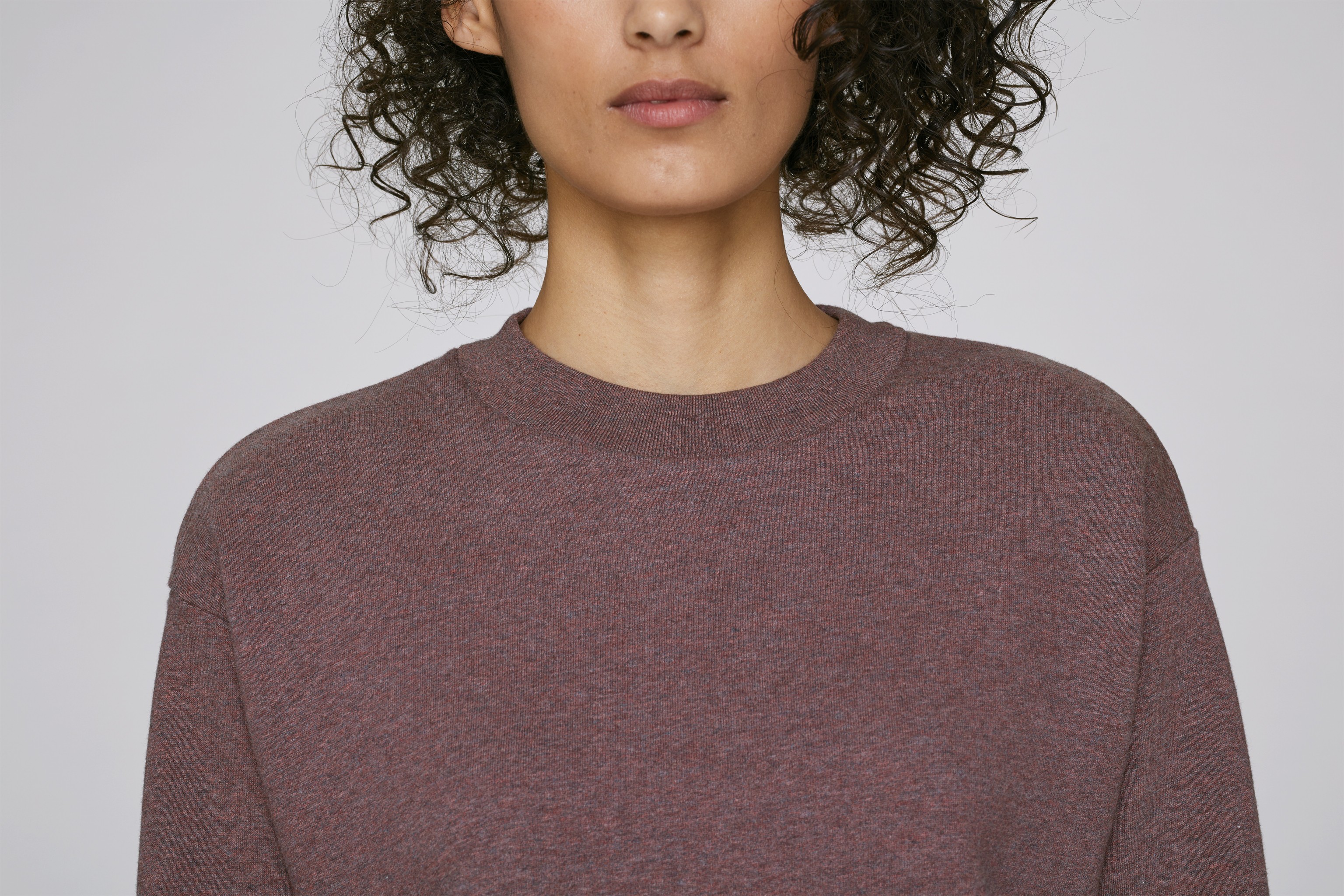 Sweat-shirt crop en coton 100% bio -