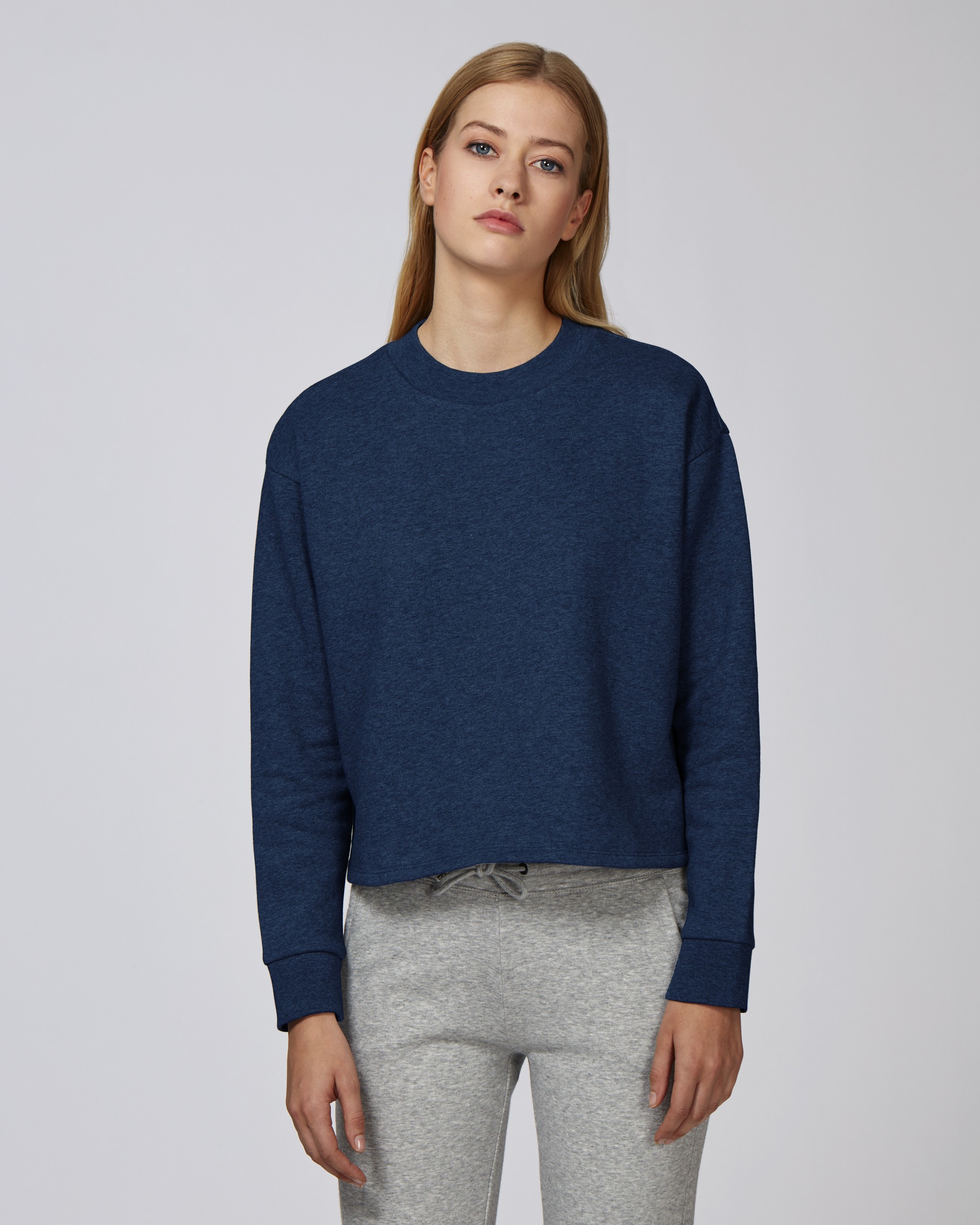 Sweat-shirt crop en coton 100% bio -