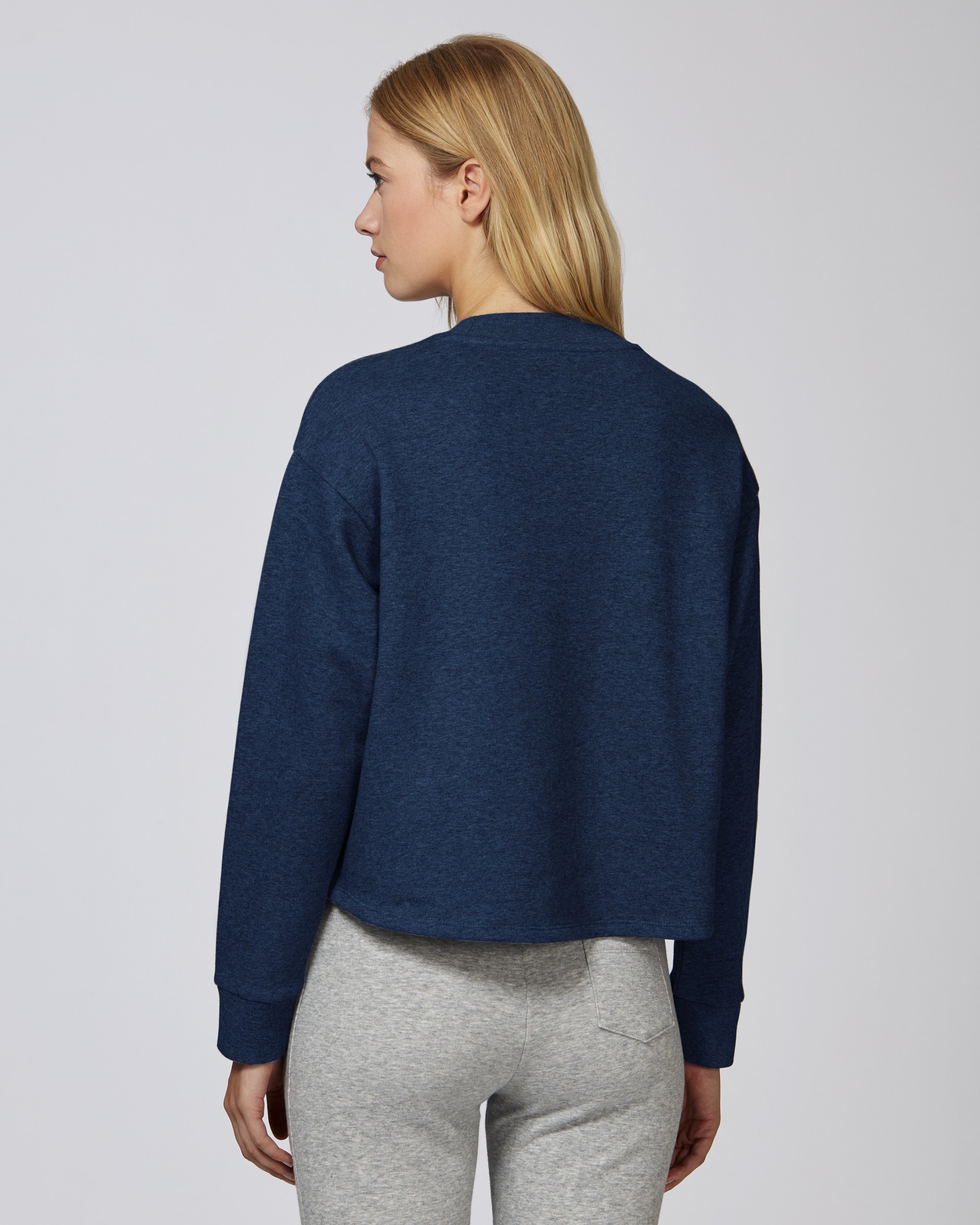 Sweat-shirt crop en coton 100% bio -