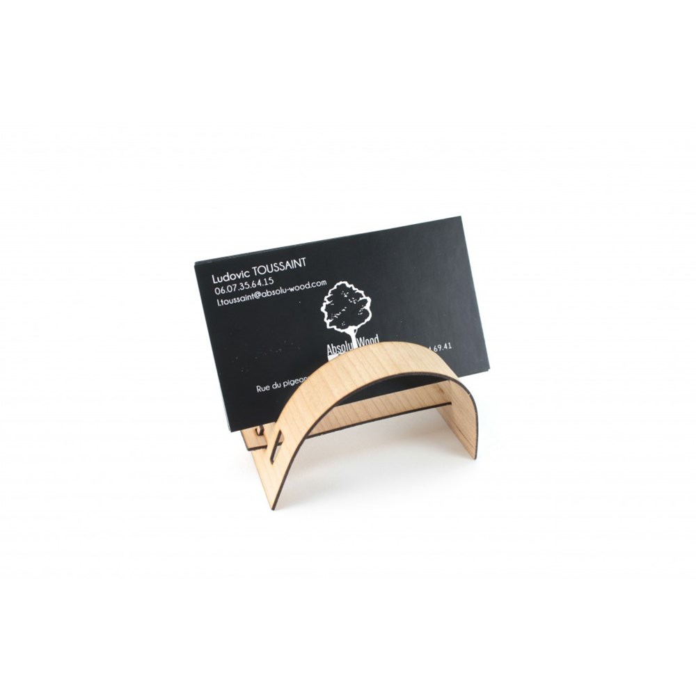 Porte-cartes en bois certifié - Made in France -