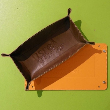 Vide Poche Grand cuir recyclé - Made In France - 9