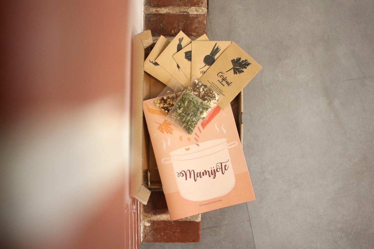 Box recyclée de graines bio - La Box à Planter