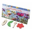 Carte de Voeux Fleur En Bois - Made In Europe -