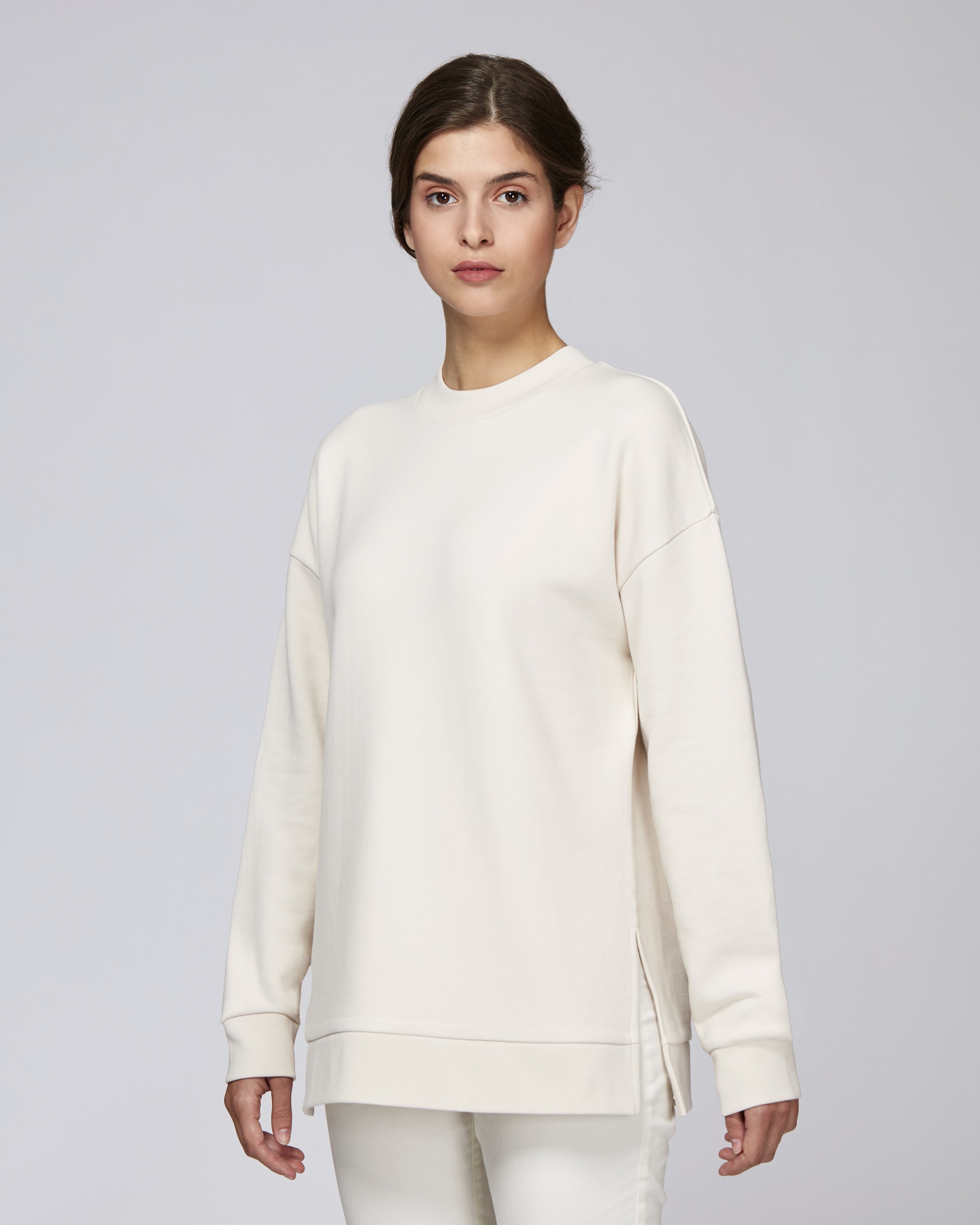 Sweat-shirt ample en coton 100% bio - femme