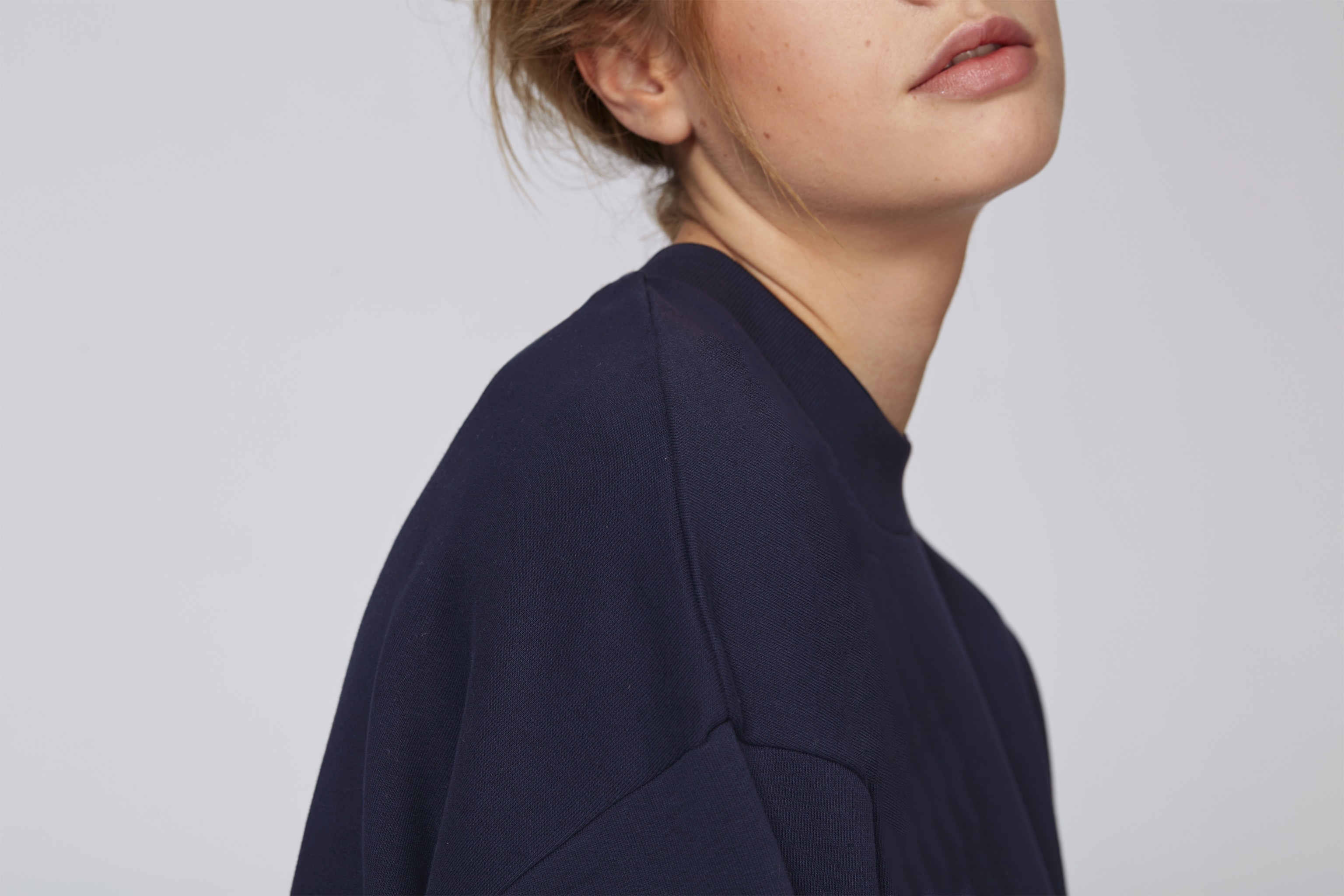 Sweat-shirt ample en coton 100% bio - femme -