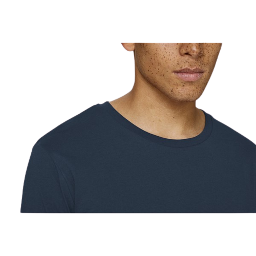 T-shirt coton bio à col rond manches longues -