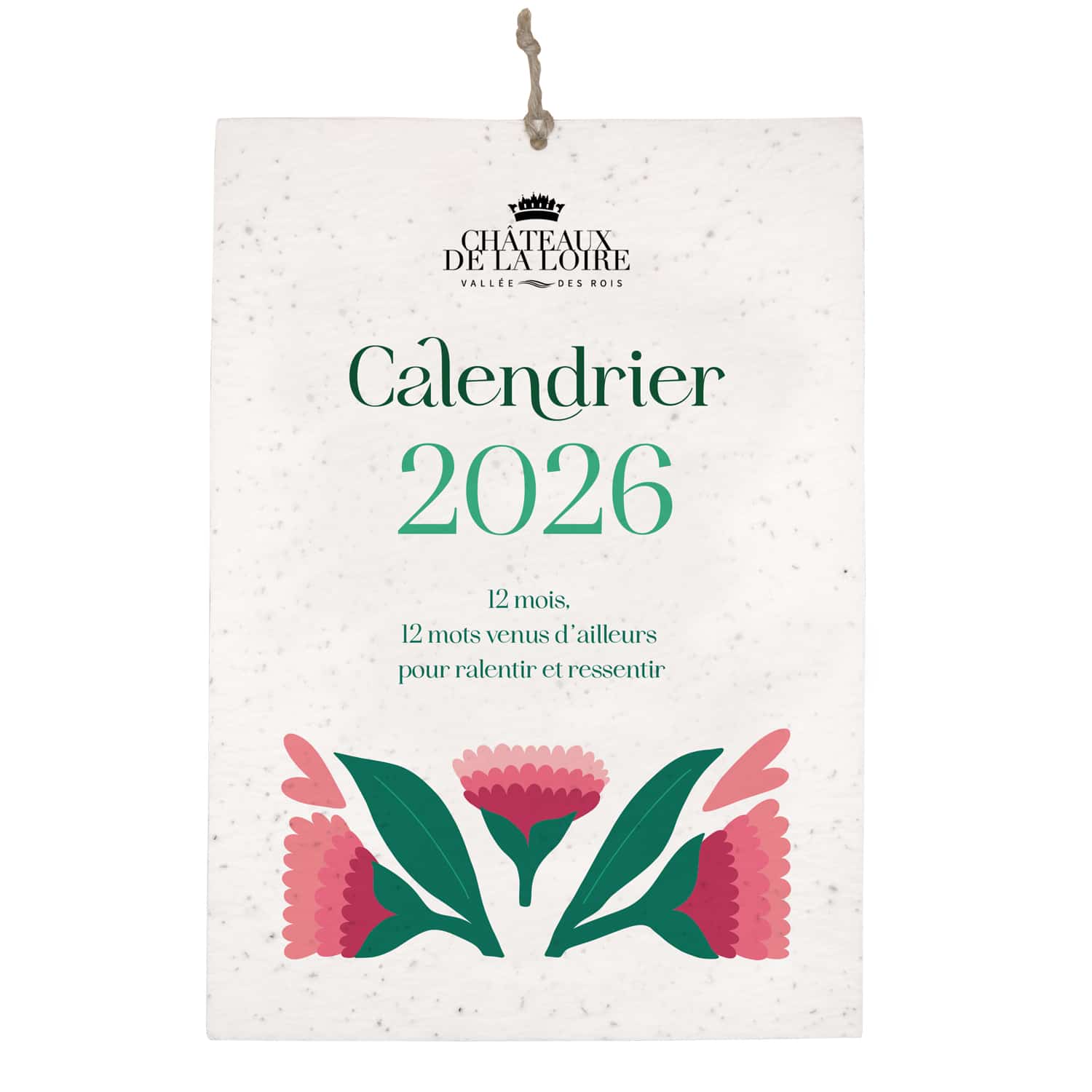 Calendrier papier ensemencé à planter - format A5