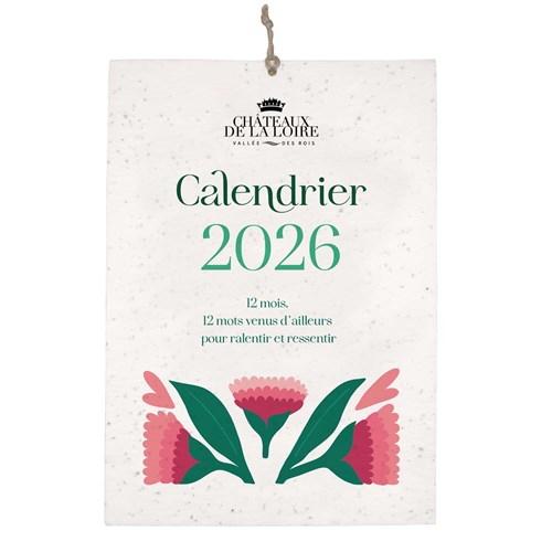 Calendrier papier ensemencé à planter - format A5