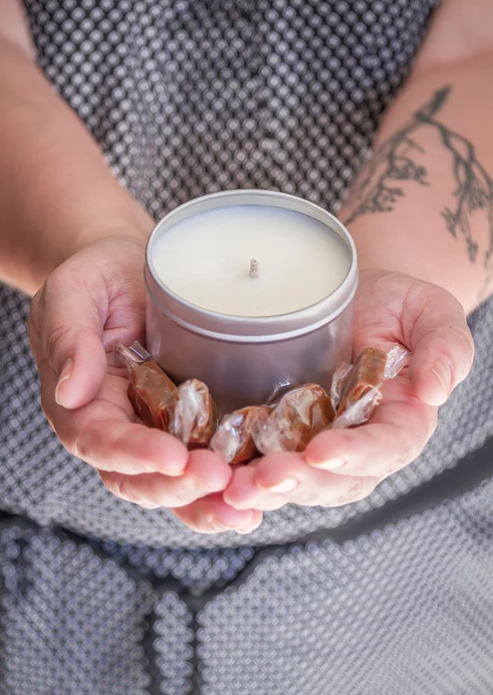 Bougie Caramel au beurre salé 100% naturelle