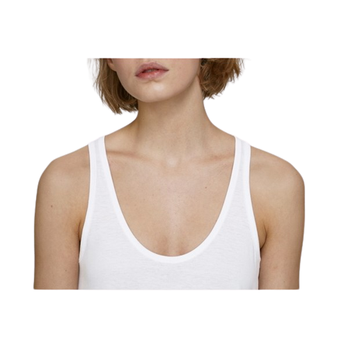 Débardeur coton bio et tencel à effet drapé - 6