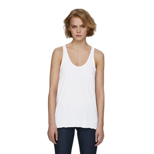 Débardeur coton bio et tencel à effet drapé - 5