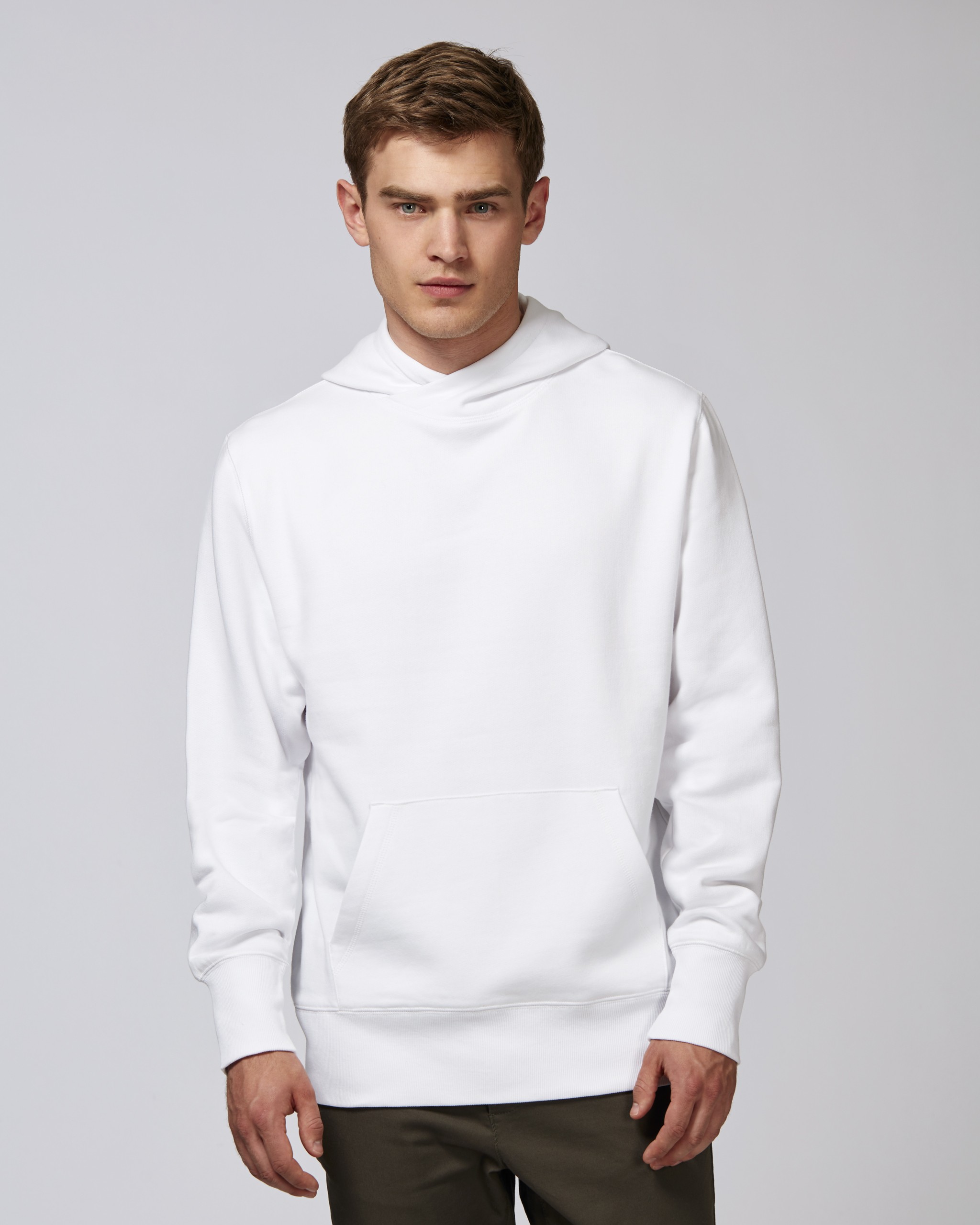 Sweat-shirt à capuche oversize coton 100% bio