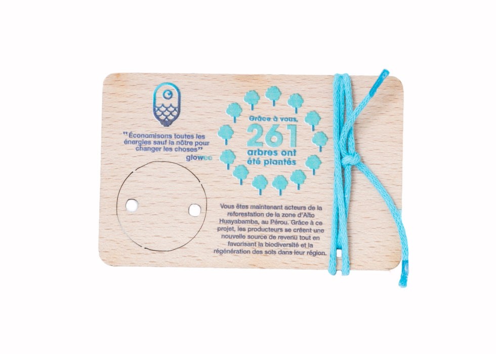 Bracelet personnalisable avec carte en bois - 6