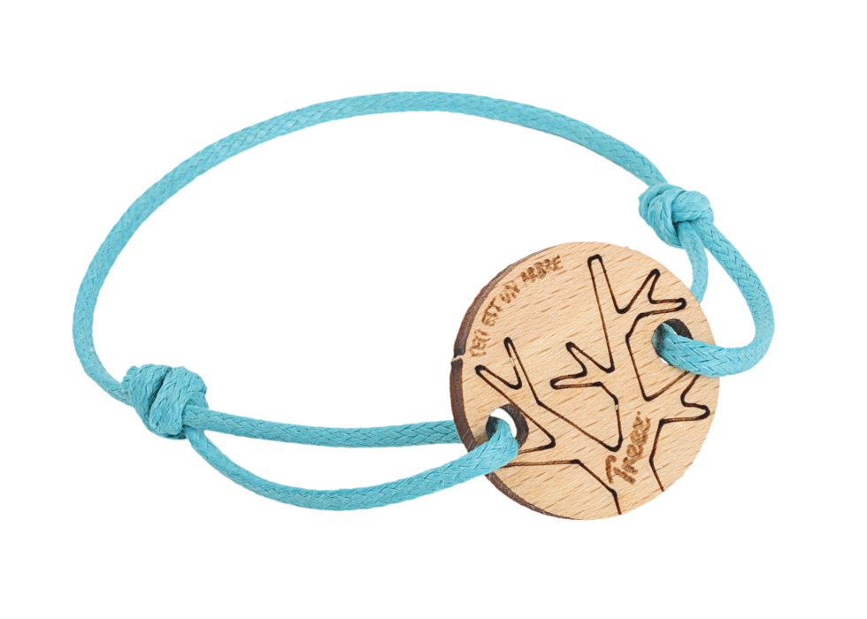 Bracelet personnalisable avec carte en bois - 8