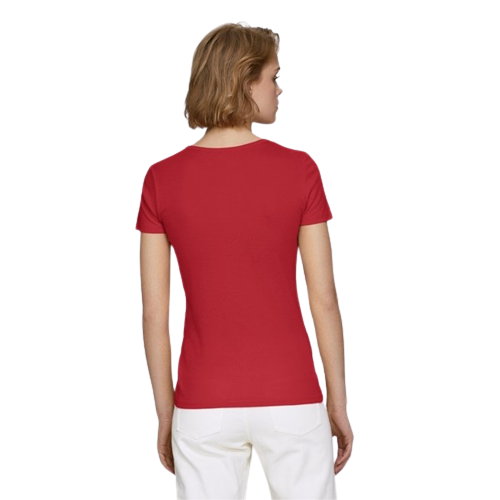 T-shirt coton bio classique col rond femme -