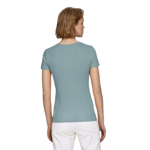 T-shirt coton bio classique col rond femme -