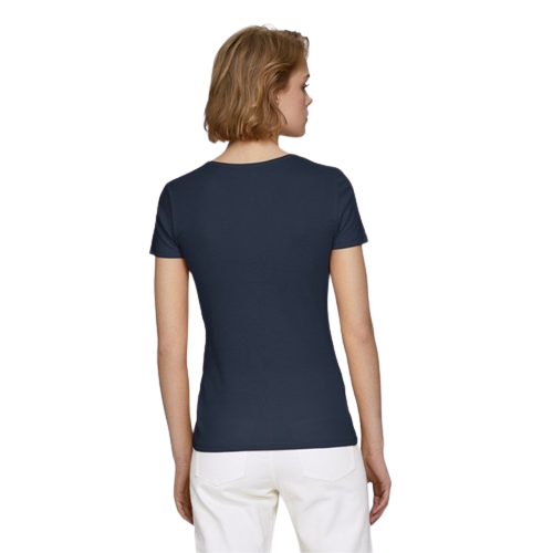 T-shirt coton bio classique col rond femme -