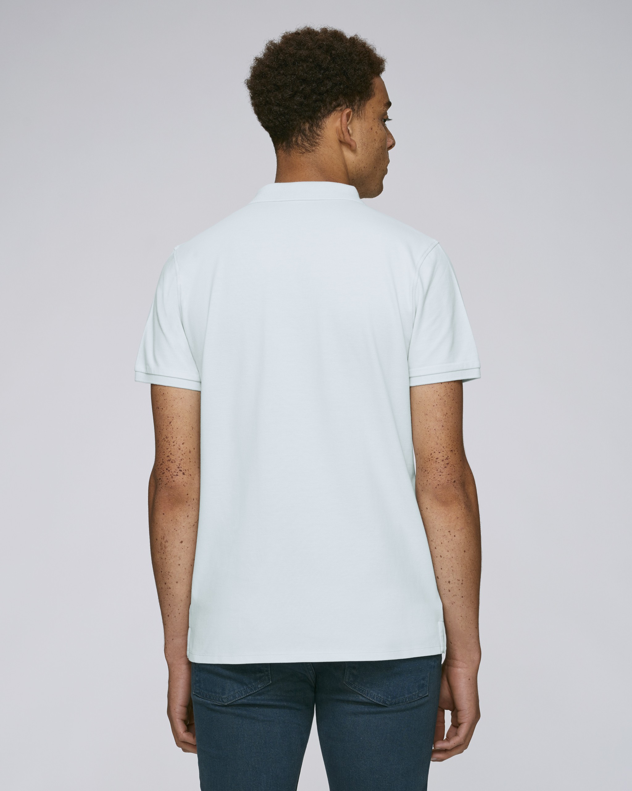 Polo coton biologique à coupe décontractée -