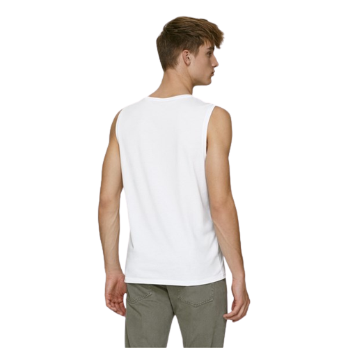 T-shirt débardeur en coton bio sans manche -