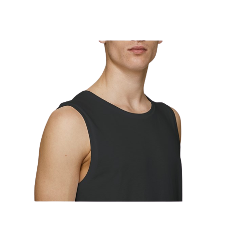 T-shirt débardeur en coton bio sans manche -