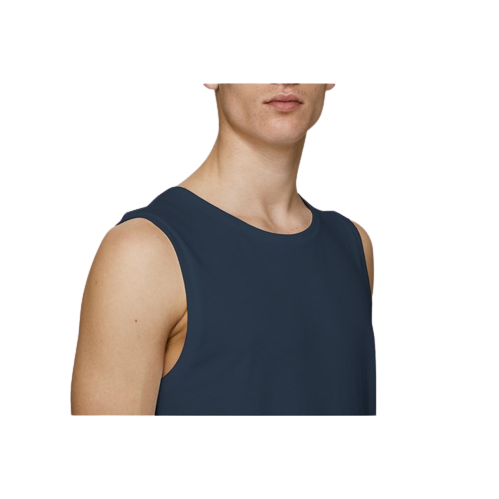 T-shirt débardeur en coton bio sans manche -