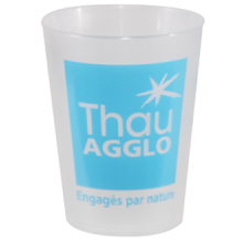 Gobelet personnalisé réutilisable et recyclable 10/12cl - 2