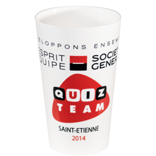 Gobelet 25/33cl réutilisable et recyclable - 1