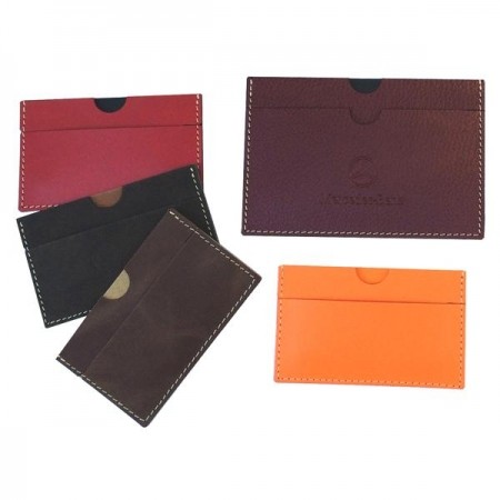 Porte-cartes cuir recyclé - Made In France