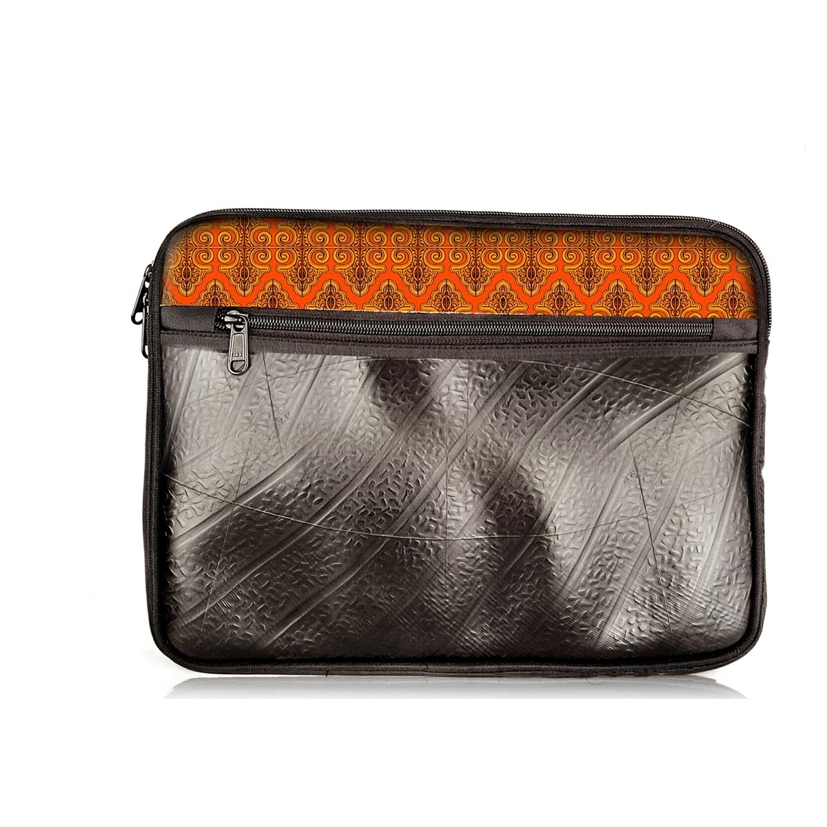 Housse d'ordinateur en pneu recyclé vegan -