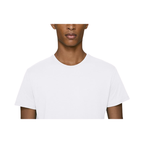T-shirt coton bio ajusté à col rond homme -
