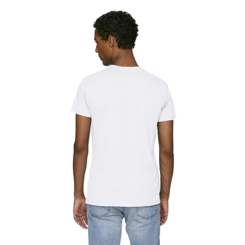 T-shirt coton bio ajusté à col rond homme -