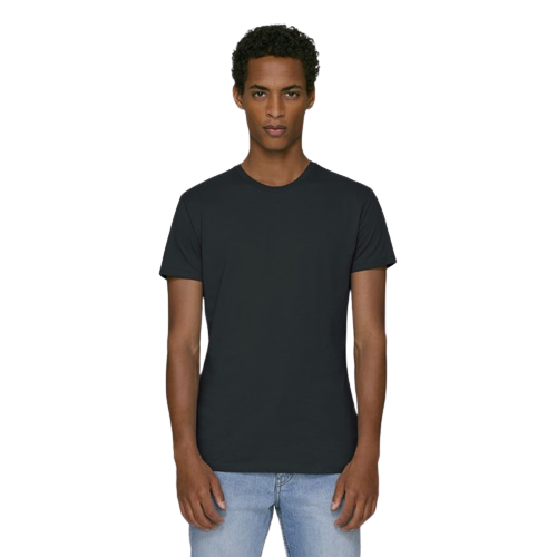 T-shirt coton bio ajusté à col rond homme -