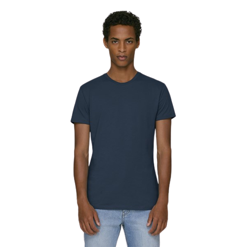 T-shirt coton bio ajusté à col rond homme -