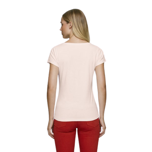 T-shirt 100% coton bio ajusté à col rond - 2