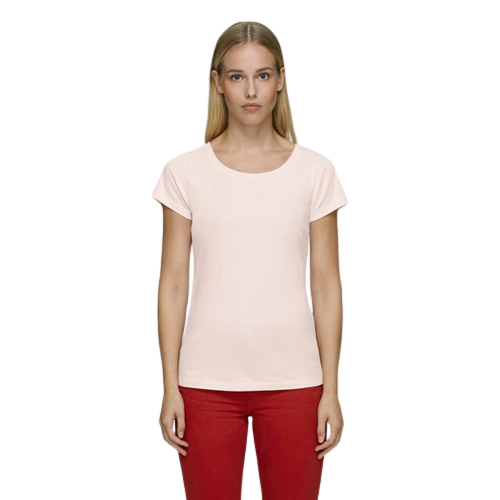 T-shirt 100% coton bio ajusté à col rond