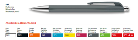 Porte Mine personnalisable 884 Caran D'Ache - 3