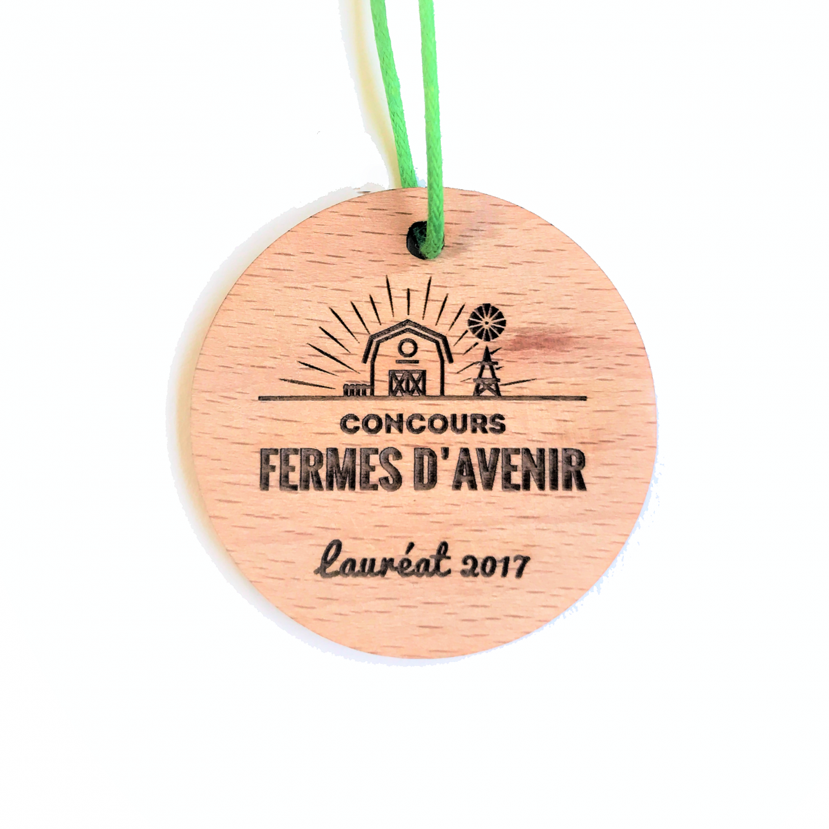 Médaille en bois made in France - 6
