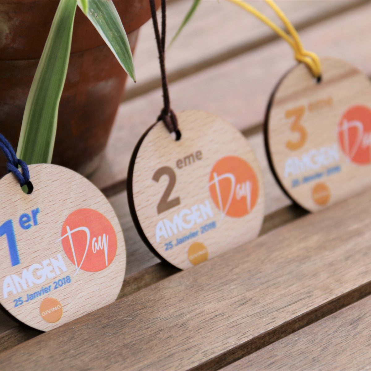 Médaille en bois made in France - 7