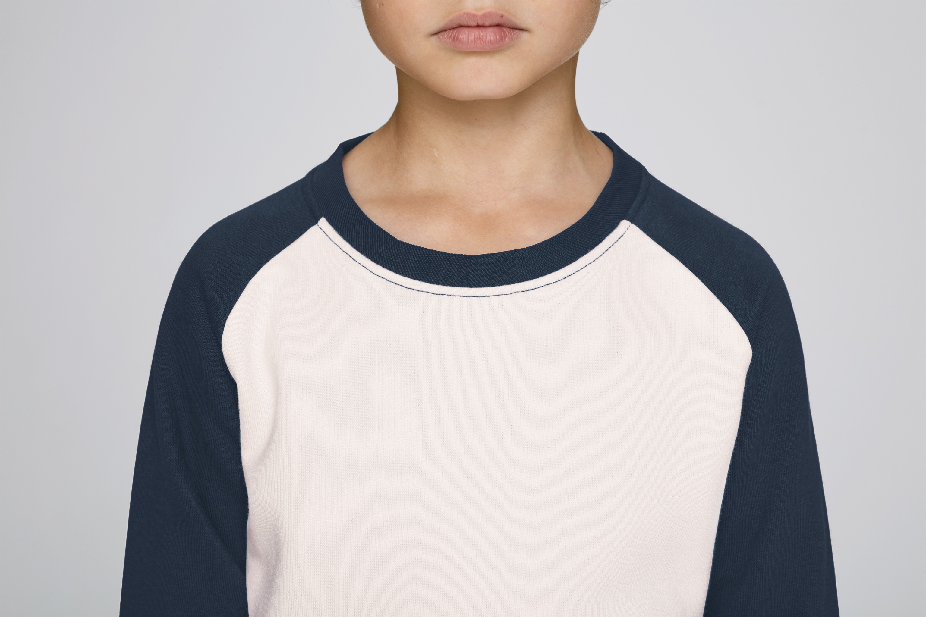 Sweat-shirt coton bio à col rond enfant -